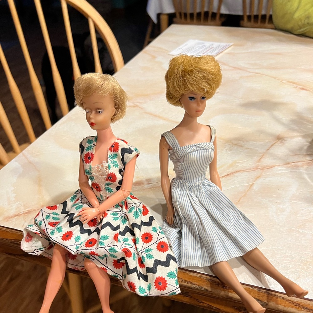 Vintage Barbie Dolls, 2 from the late 50’s.